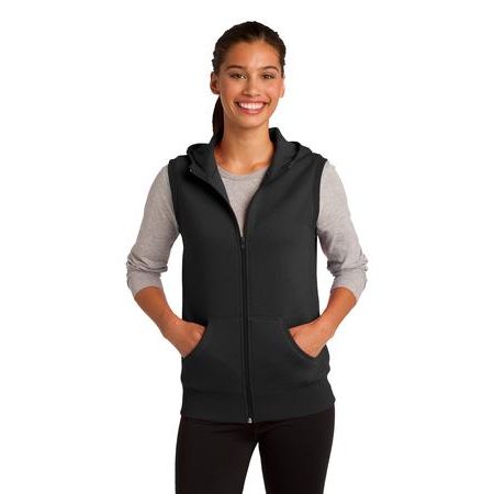 Sport-Tek ®  Ladies Hooded Fleece Vest. LST268